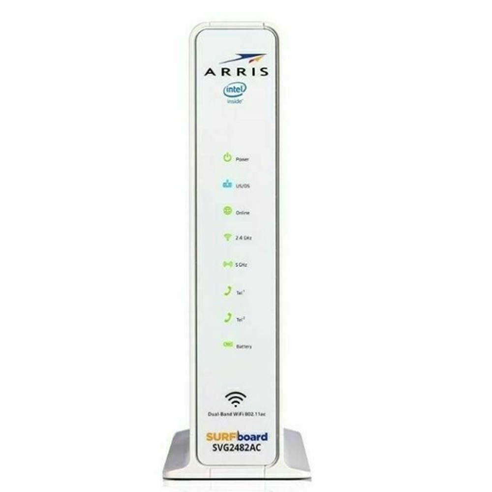 ARRIS SURFboard SVG2482AC DOCSIS 3.0 Cable Modem, AC2350 Wi-Fi Router - COMPLETE